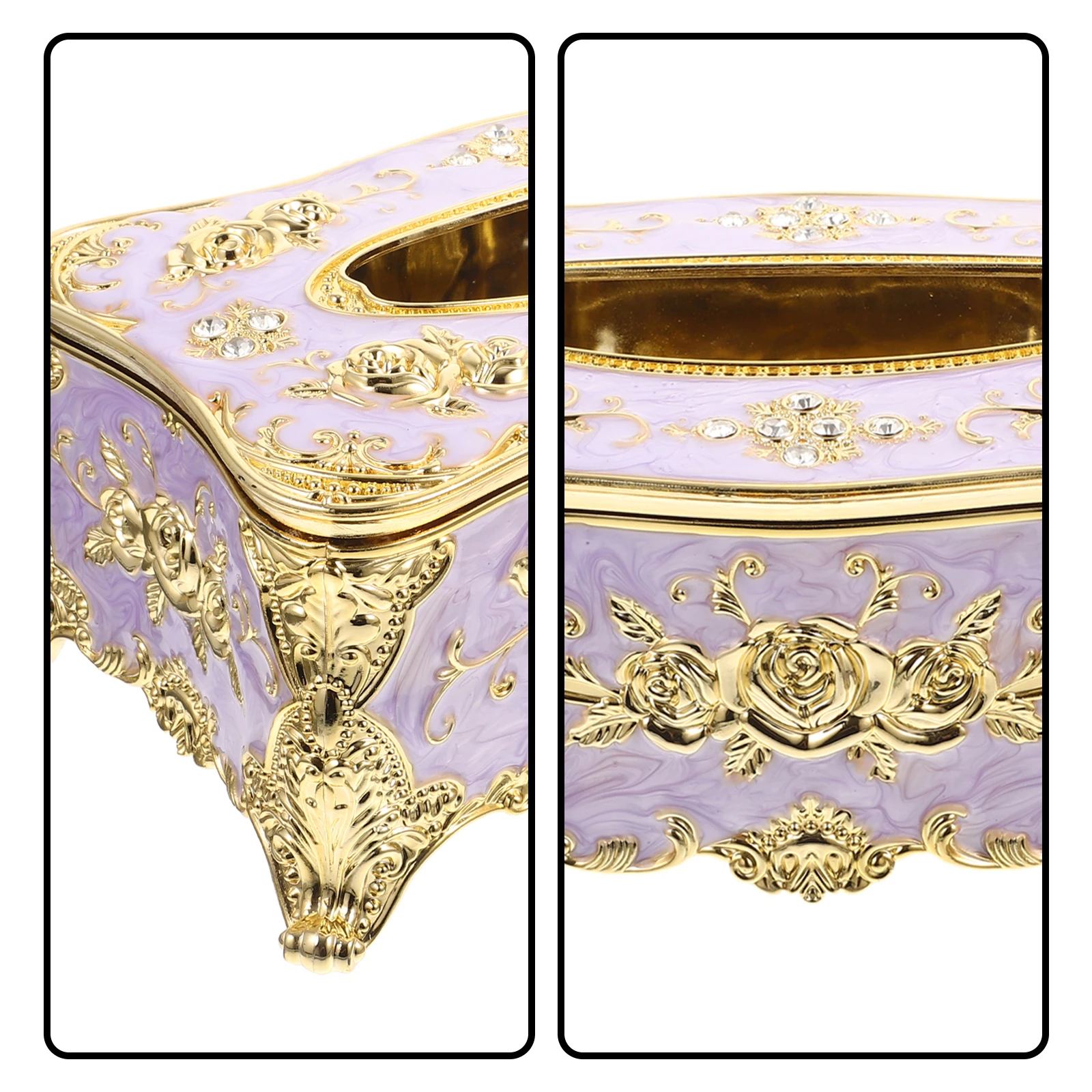 

Multifunctional Box Cover Plastic Household Napkin Holder Car Tissue Box Holder Living Room Bedroom Desktop Tissue Storage Case