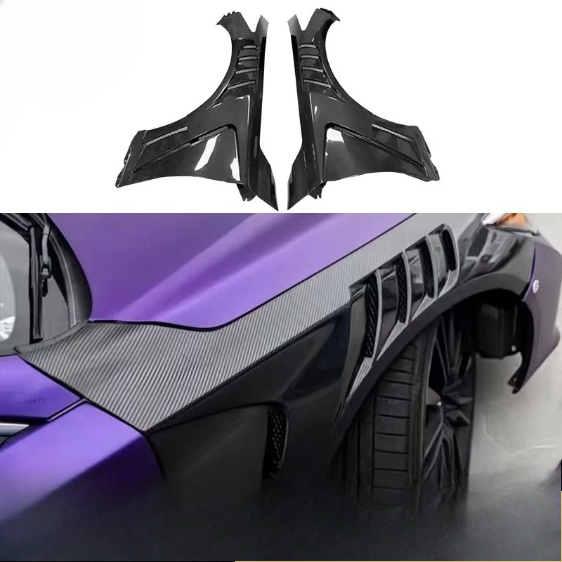 Carbon fiber fenders, perforated fenders retrofit
