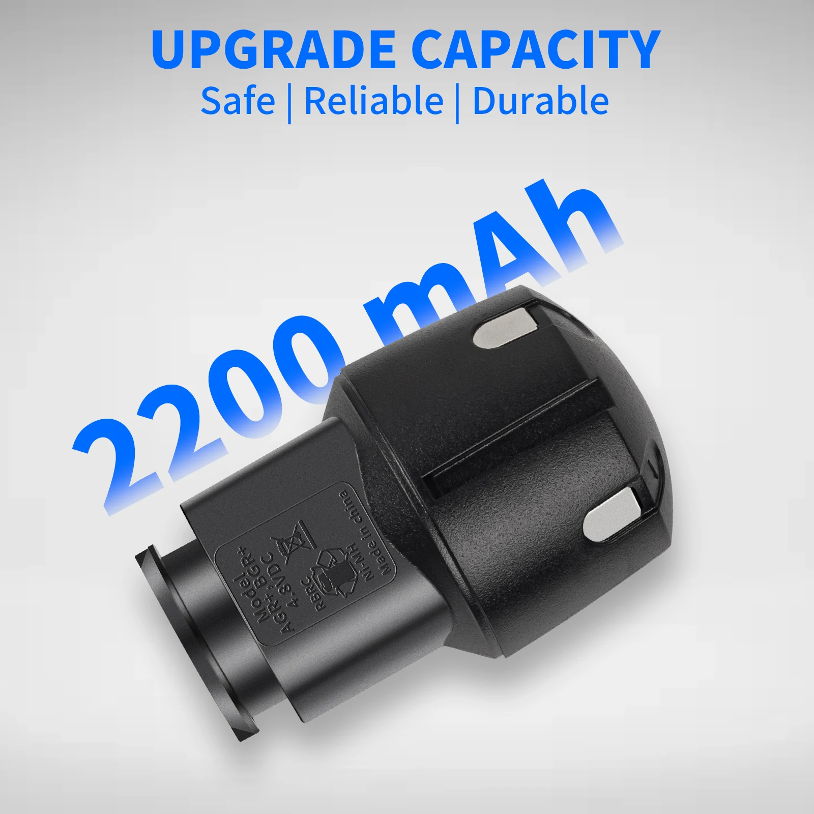 For Andis Clipper Battery 2200mAh 4.8V | Replacement for AGR+/BGR Series & PowerGroom Clippers | Model: 560249/64715/64725/63700