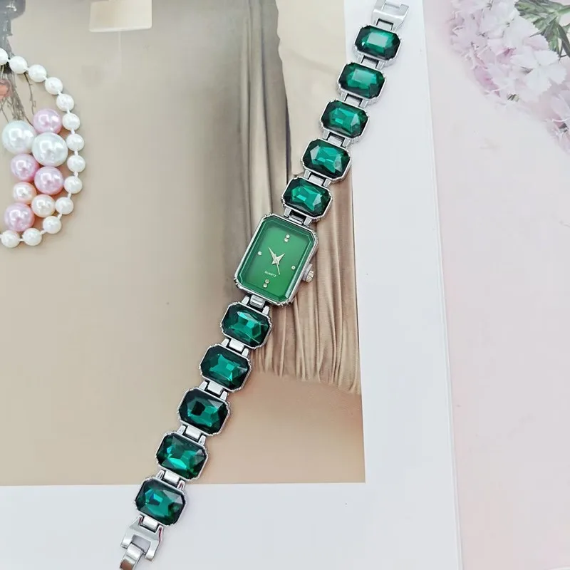 UTHAI CQ412 Модные женские часы, легкие роскошные квадратные браслеты, кварцевые часы, модные часы, подарки, женские часы