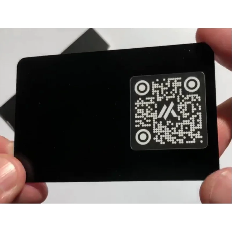 Customized product、Nfc Cards Metal Personalized Qr Code Brushed Steel Contactless Nfc Business Cards