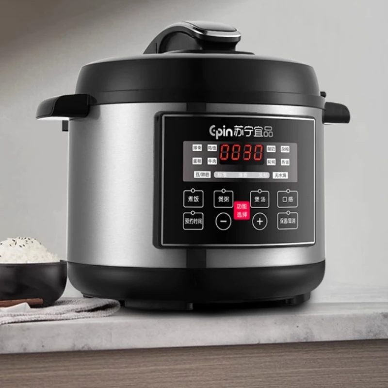 وعاء ضغط كهربائي منزلي عالي الضغط على شكل بطة الماندرين، وعاء متكامل لتبخير الأرز على البخار