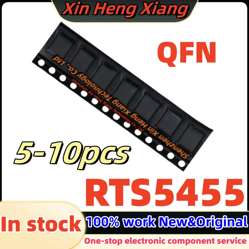

5-10pcs RTS5455 RTS5455-GR QFN-46