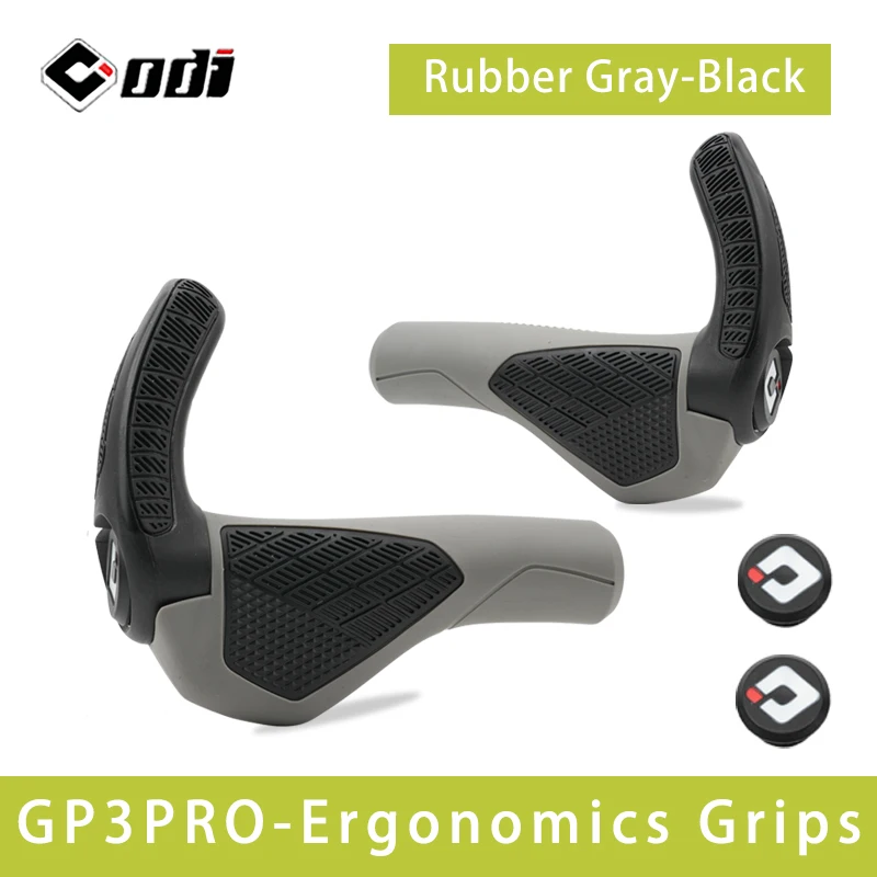 ODI GP3-Pro Ergonomic MTB Handlebar Grip Comfortable Anti slip Shock Absorber Rubber/Oak Mountain Bike Handle Cover Bicycle Grip image 3