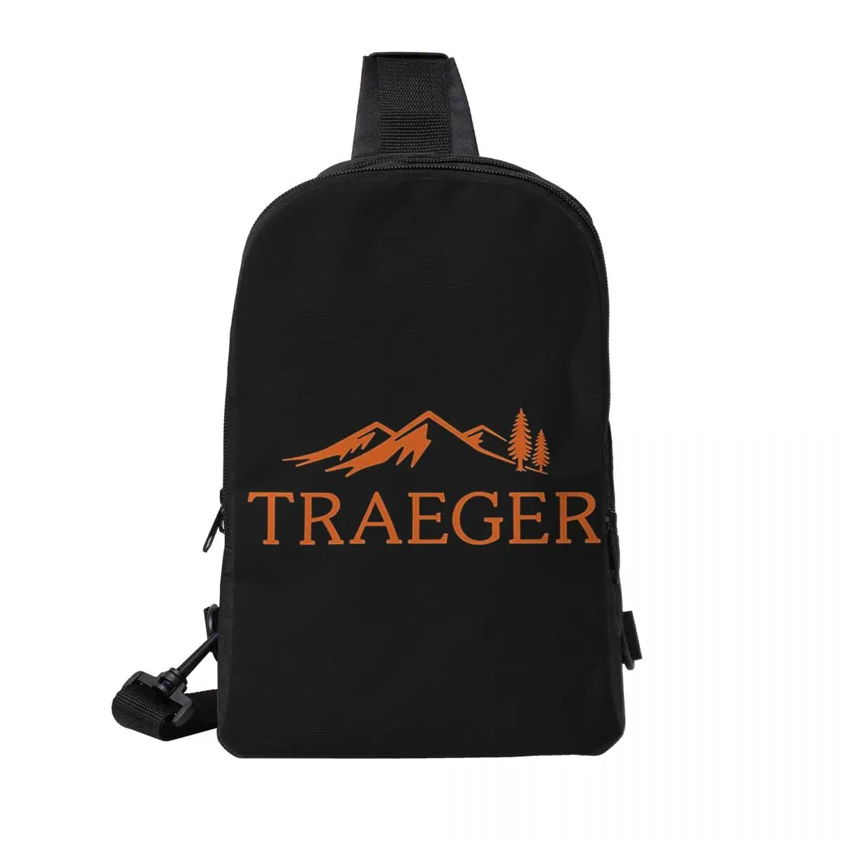 

Traeger Pellet Grill Smoke BBQ Essential Chest Bag Men Sling Crossbody Backpack Chest Bag Traveling Hiking Daypack Shoulder Bag