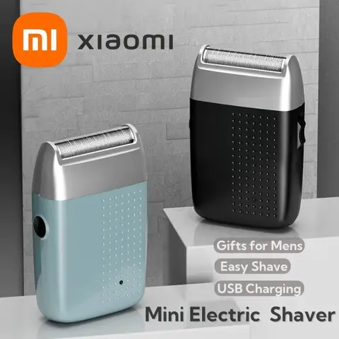 Xiaomi 전기 면도기 남성용 수염 트리머 면도기 휴대용 머리 깎기 충전식 면도 수염 기계 강력한 모터