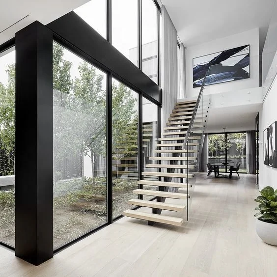 التخصيص سلالم جديدة باللون الأبيض الحديث #3