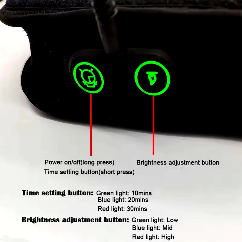 Red Light Therapy for Feet Pain Near Infrared Light Therapy Foot Slippers Toes Accelerated Recovery Devices with 660nm＆880nm