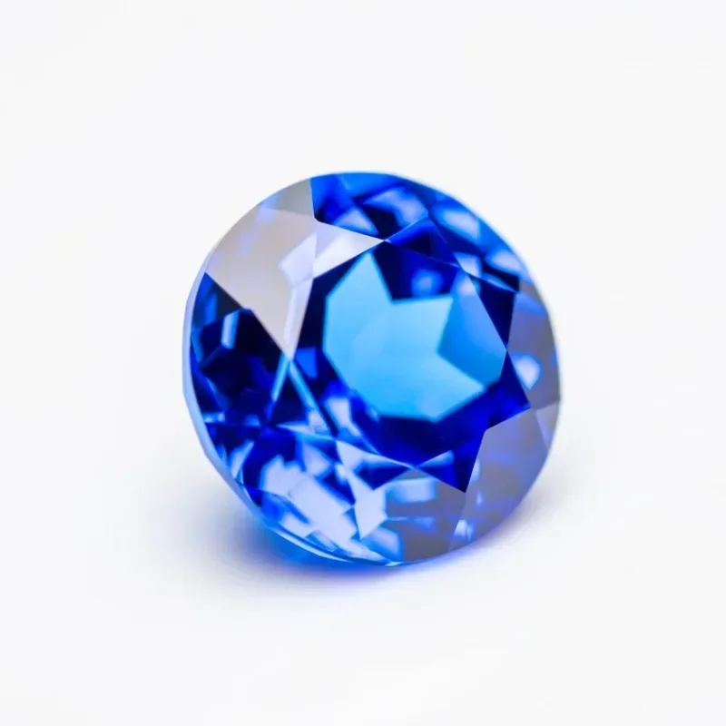 Lab Grown Cobalt Spinel Round Shape Blue Demon Color Charm Gemstones for Diy Jewelry Making Material Selectable AGL Certificate