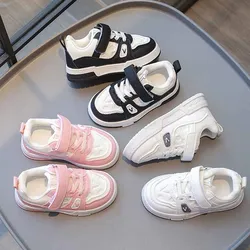 Girl's Autumn New Small White Shoes Children's Non Slip Soft Sole Casual Board Shoes Small and Medium-sized Children's Sneakers