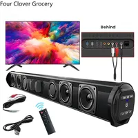 Wireless Bluetooth Sound Bar Speaker System Super Bass Wired Surround Stereo Home Theater TV Projector Powerful BS10,BS28A,BS28B