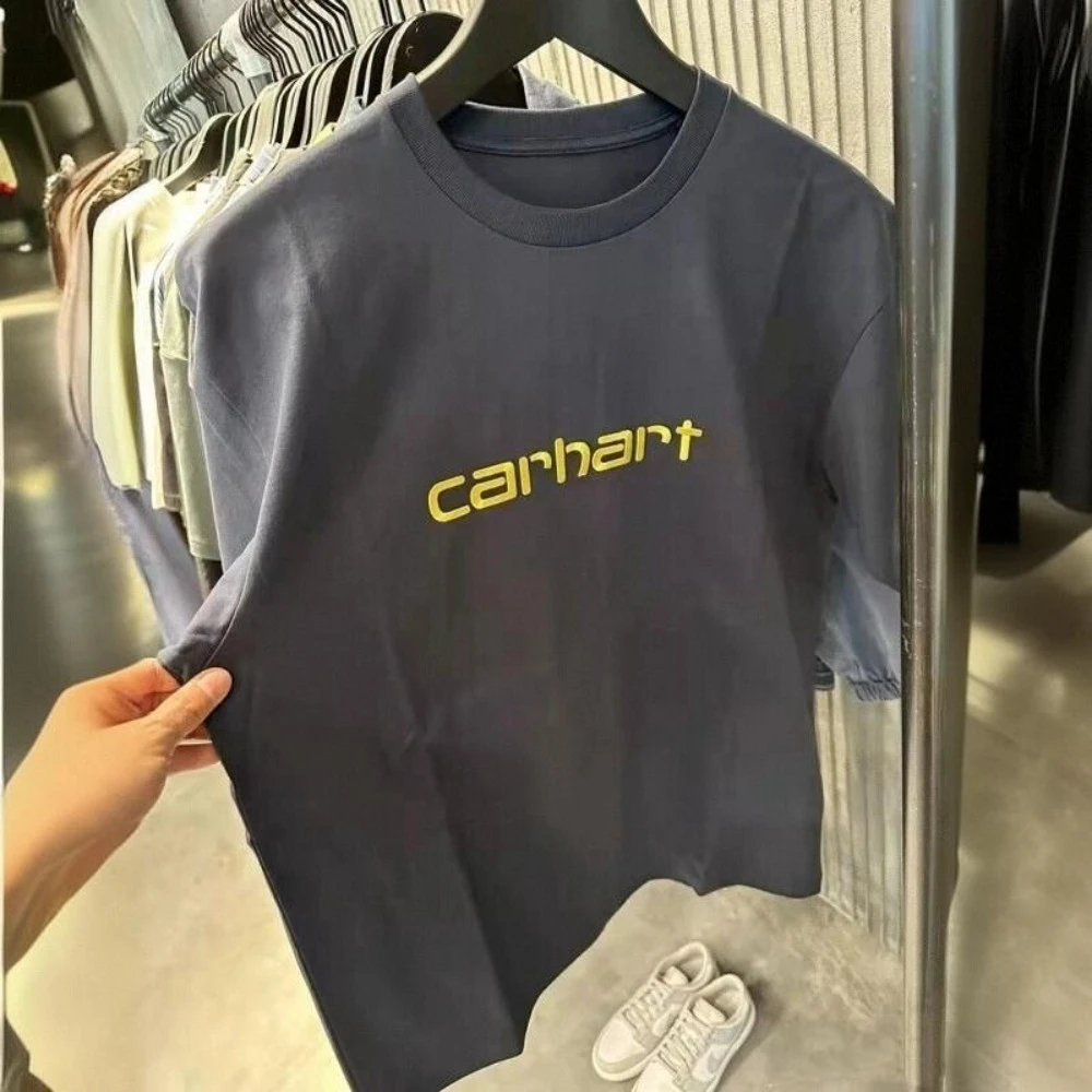 

Men's and Women's T-shirt Summer Luxury Brand Cotton Short-sleeved Spring Autumn New Trendy Brand Casual Versatile Tops