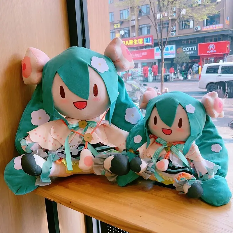 Cartoon Hatsune Miku Flower Fufu Princess Plush Fufu Magic Future Doll Pillow Kawaii Hatsune Plush Doll Peripheral ChristmasGift - Detail 1