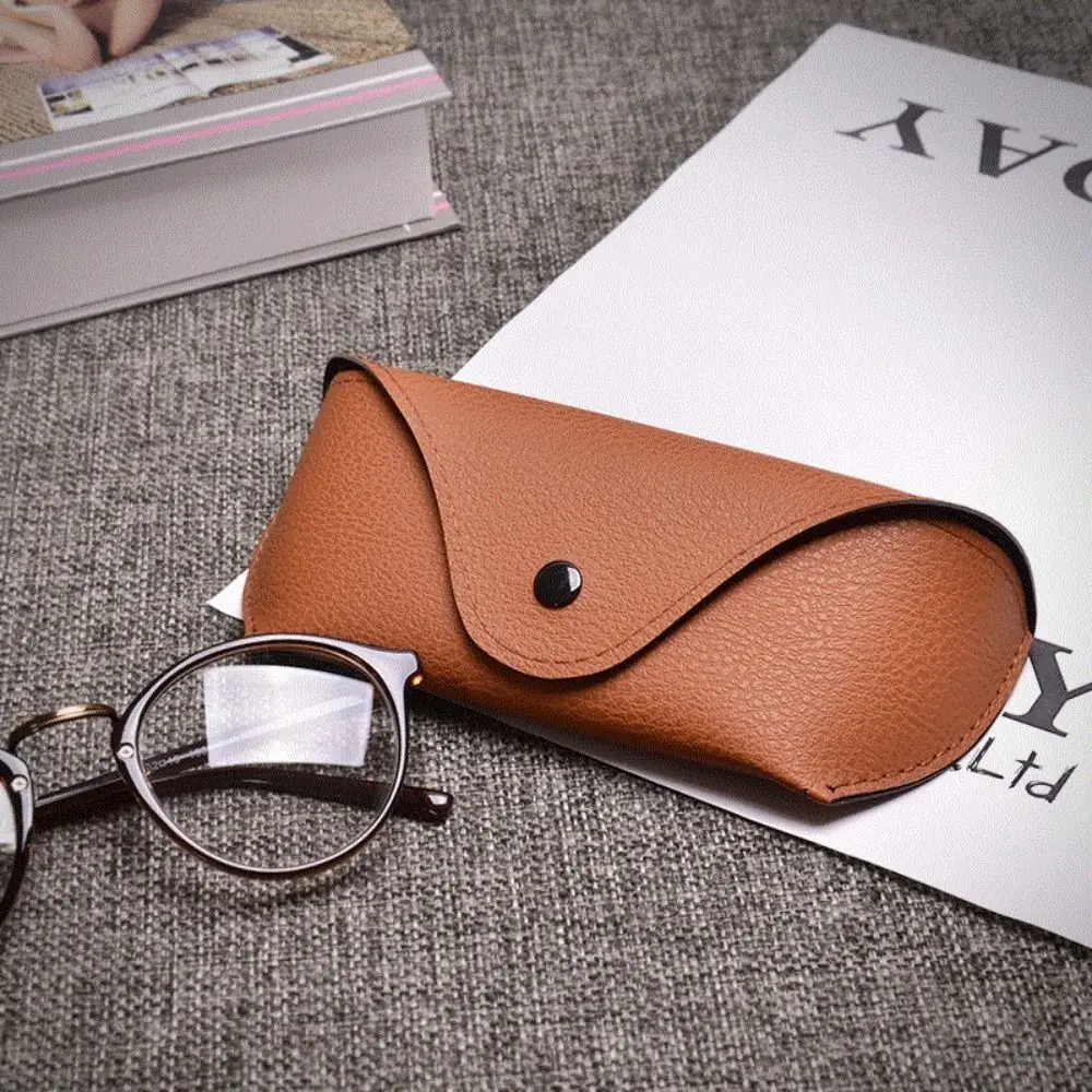 Anti Pressure PU Leather Glasses Bag Spectacle Case Storage Box Sunglasses Case Shell Sun Glasses Pouch Eyewear Accessories