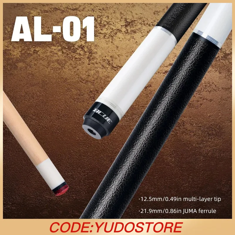 

BCUE Pool Cue with Hard Maple shaft 12.5mm Tip for 58 Inch Professional Billiard Stick