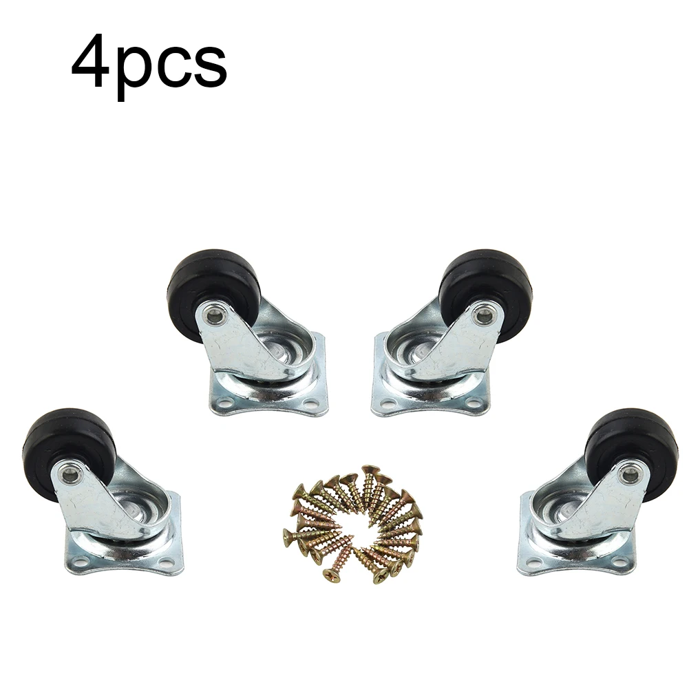 Casters Furniture Casters Heavy duty Furniture Casters with Fixed Casters and 360 degree Swivel for Easy Moving