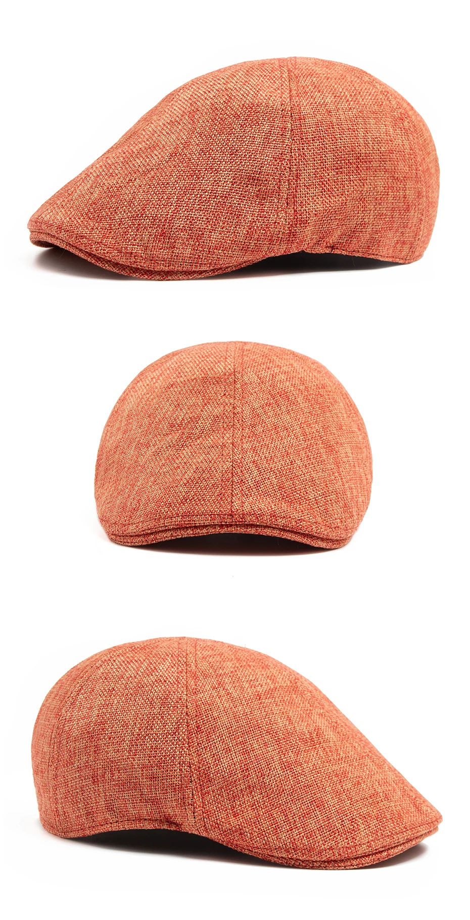 Neue Sommer Leinen Baskenmütze Männer Sonnenblende Flachen Hut Frauen Mode Berets Atmungsaktive Zeitungsjunge Mütze Luxus Vintage Caps Unisex – Detail 6