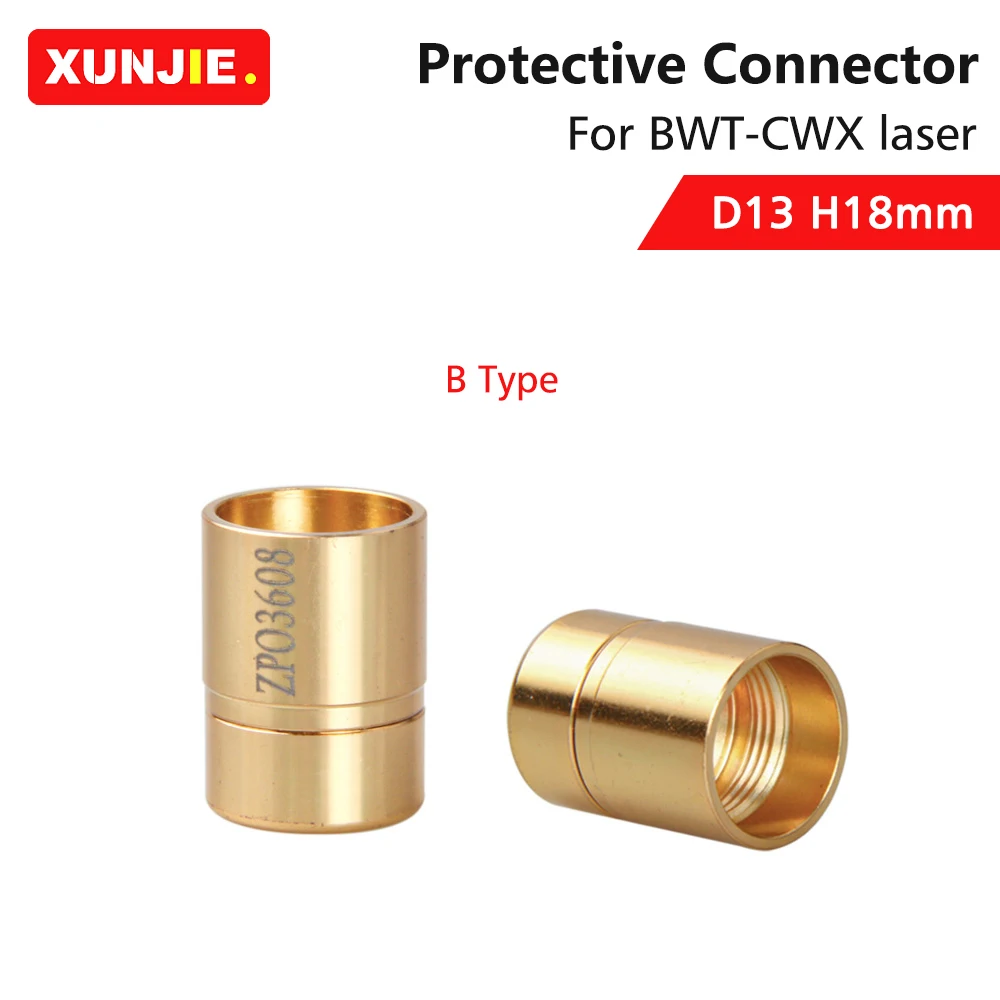 Xunjie d13h18 faserlaser quelle qbh ausgangs stecker schutz linsen gruppe BWT-CWX lasers chutz fenster