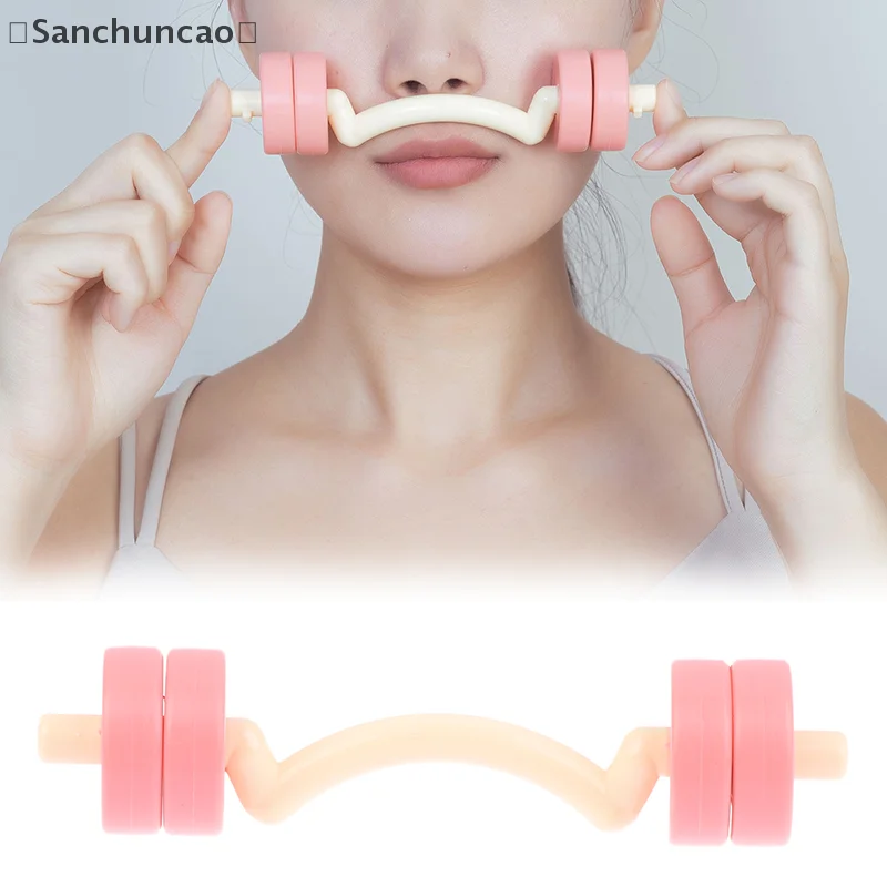 Face Mouth Exerciser Barbell Design Face Trainer Tool Breathing Device Lift V Face Skin Tightening Face Breathing Exerciser