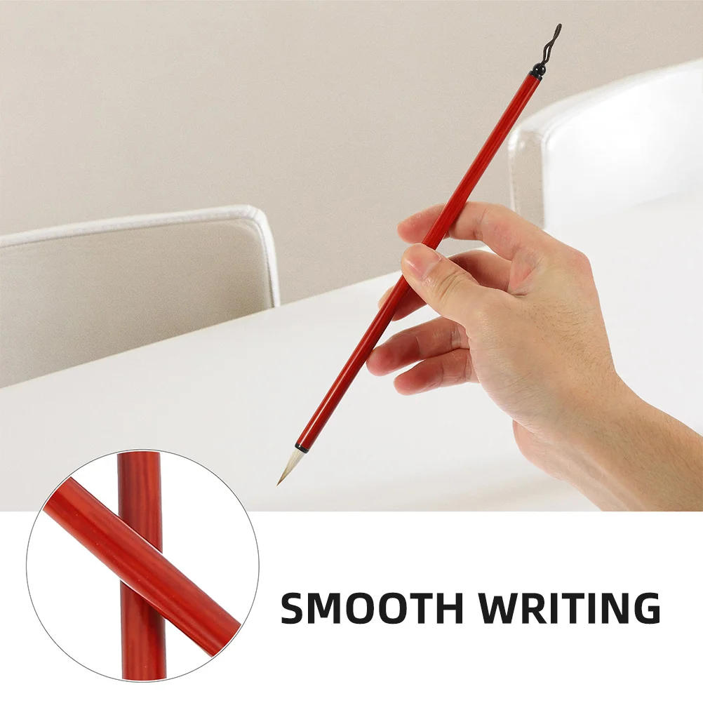 4 pçs pequeno script caligrafia escova caneta ponta fina para pintura a tinta chinesa escrita arte iniciantes prática conjunto caligrafia