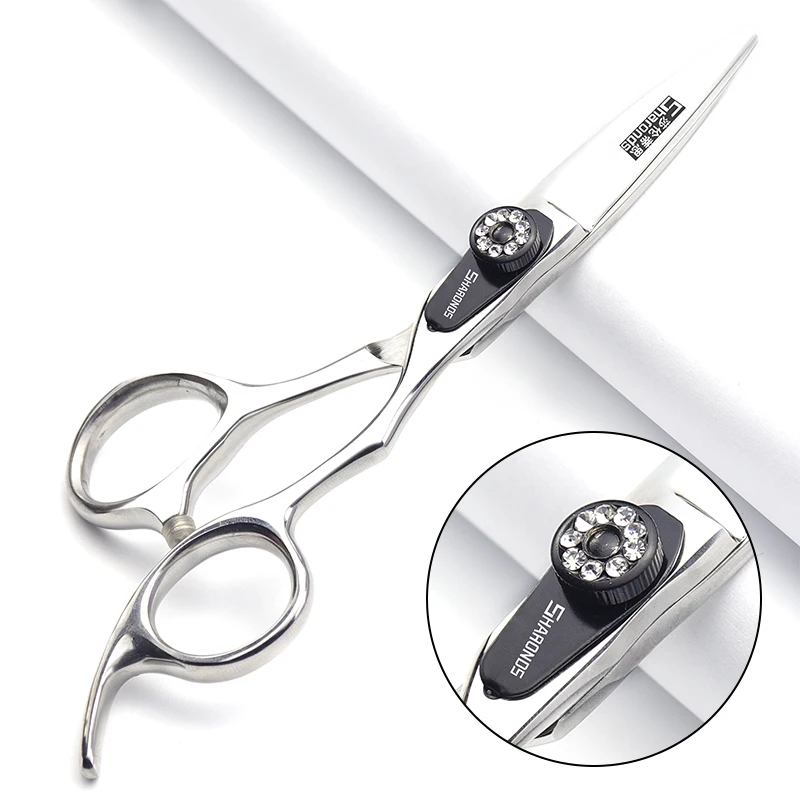 6-inch hairstylist professional hair clippers, flat teeth clippers, thin cut bangs, magical tool for hair salon set.