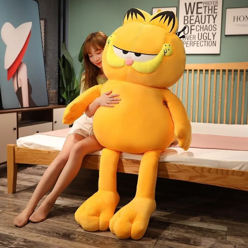 

Большая мягкая плюшевая игрушка Гарфилд из серии GARFIELD FAMILY, уродливый кот Гарфилд, пушистая мягкая игрушка-компаньон, кукла для комфорта, подарок на Рождество для мальчика