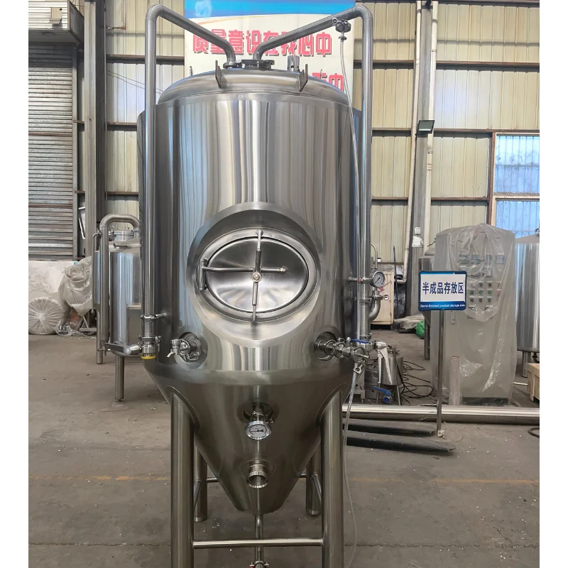 Jacket Beer Fermentation Vessel 500l 1000L 1500L 2000L Isobaric Conical Fermenter Tank Per Batch