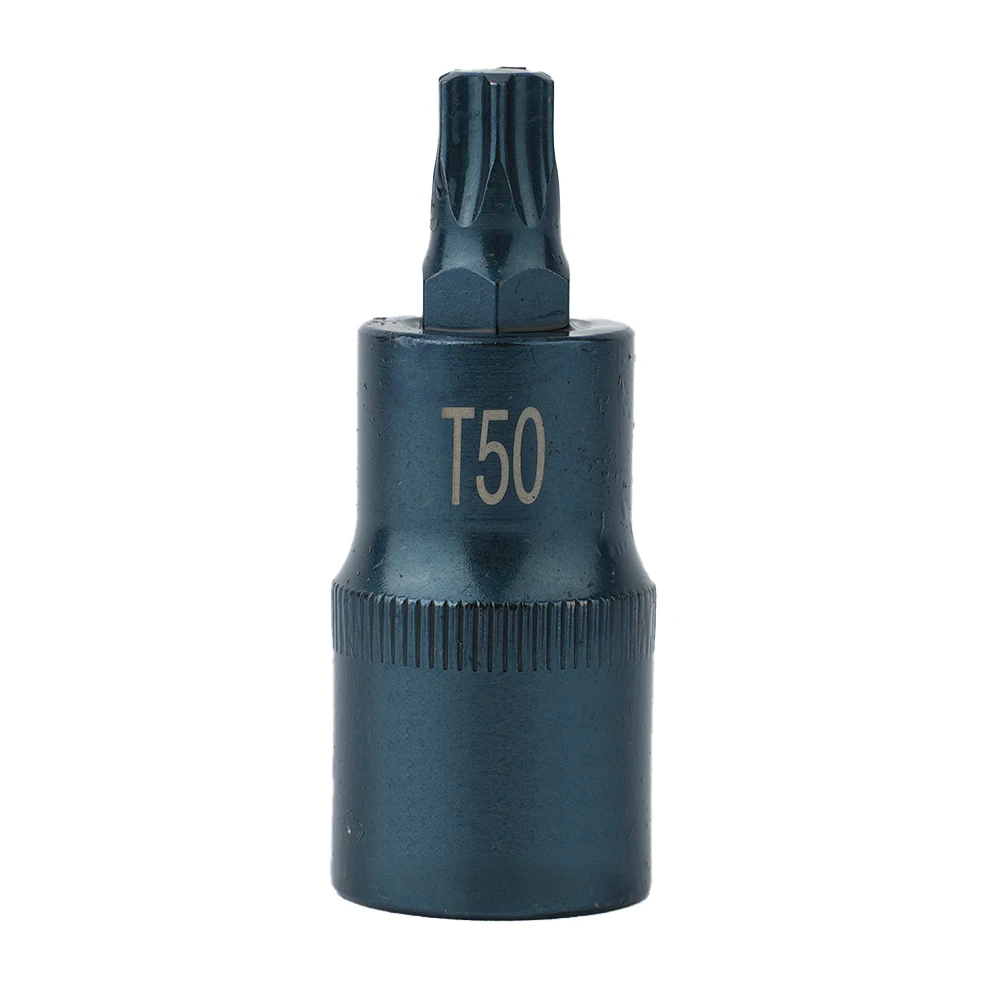 Torx Screwdriver Bits Tool 1/2 Socket Bits Adapter T30 T40 T45 T50 T55 T60 T70 1/2 Inch Adapter Hand Tools Multifunction