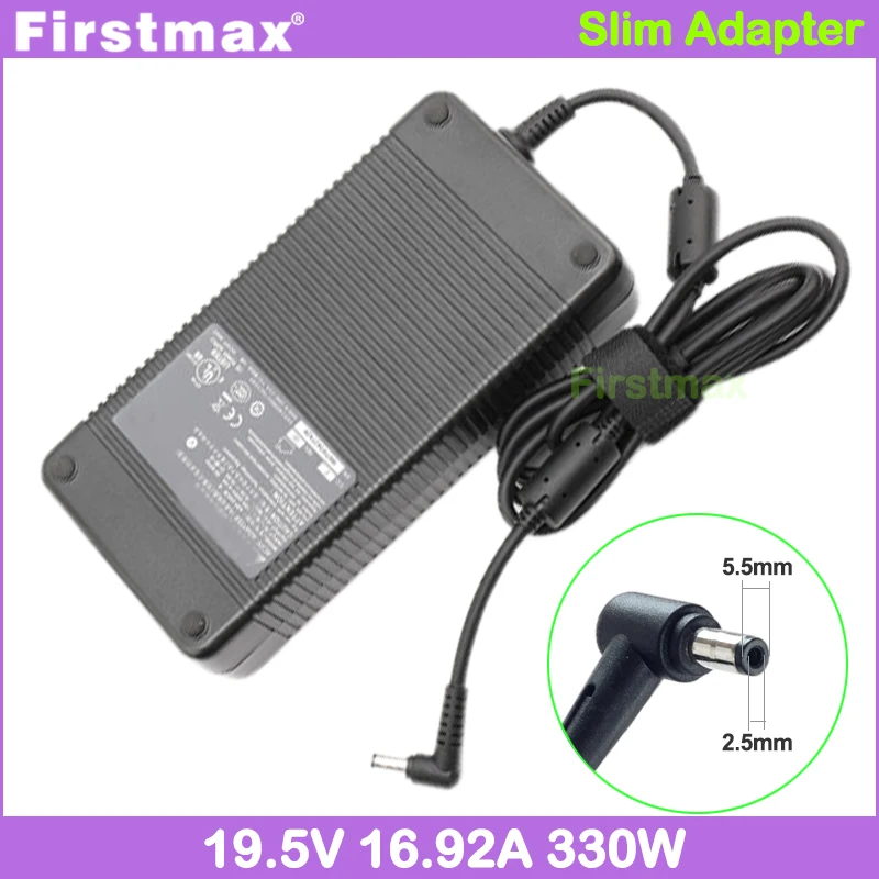 AC Adapter 330W 19.5V 16.92A for MSI GT77 for Machenike Star17 Gaming Laptop Charger for Hasee ZX9 ZX10 TX9 TX8 A20-330P1A