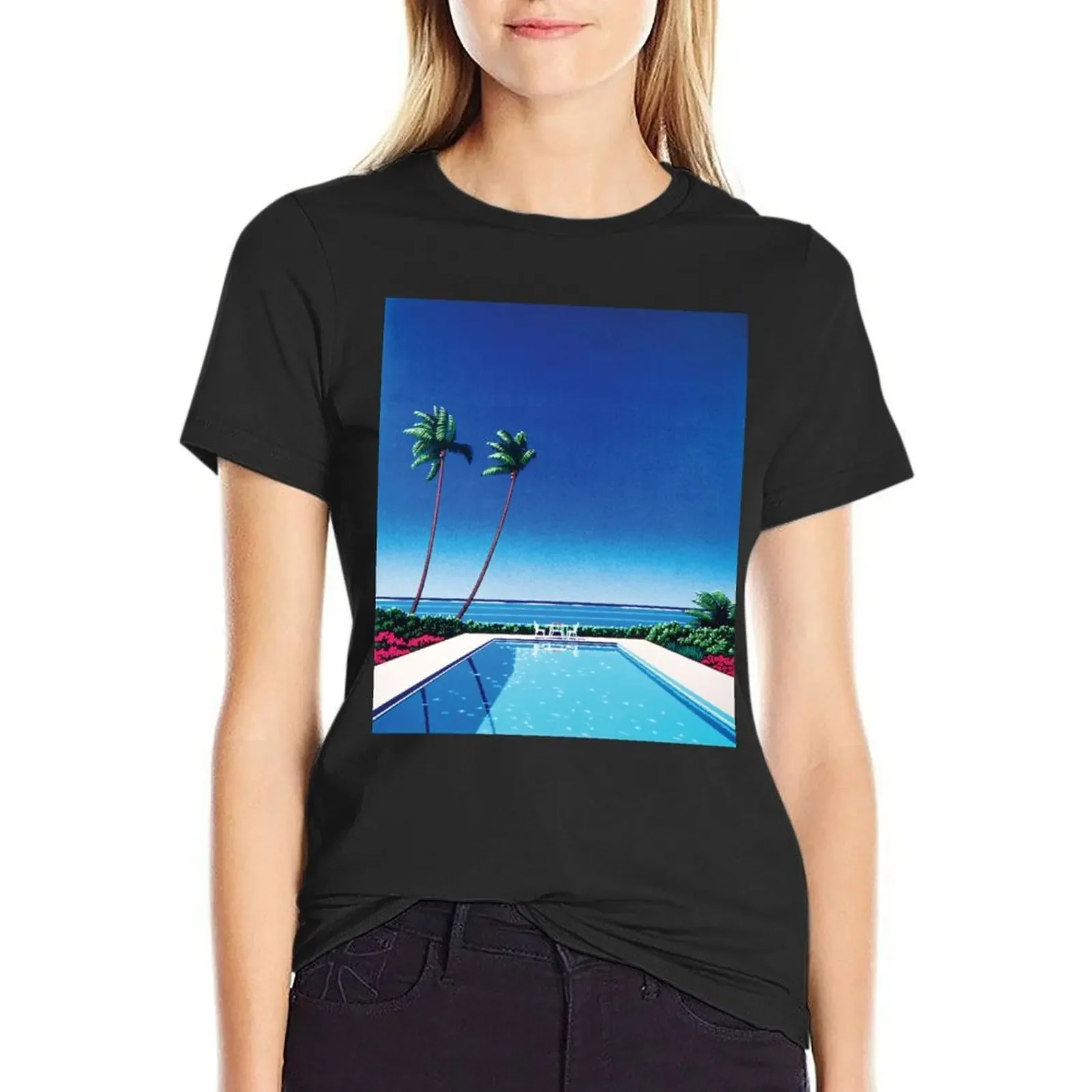 

Hiroshi Nagai T-Shirt kawaii clothes graphics sports fans hippie clothes plain t shirts for Women