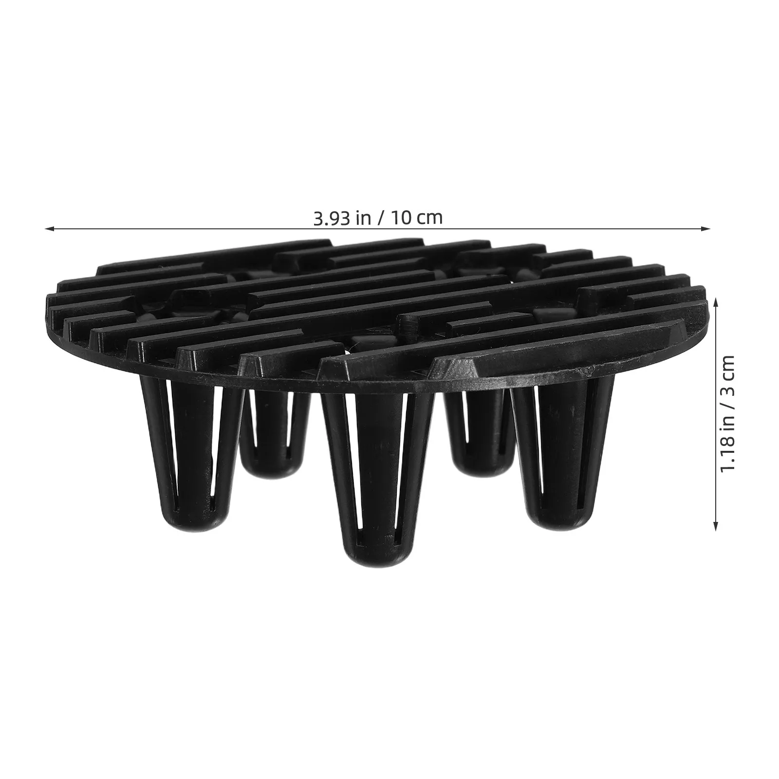 10Pcs Thickened Plastic Pot Feet Round Garden Elevator Stand for Flower Pots Root Protection Airflow Drainage Indoor Outdoor Use