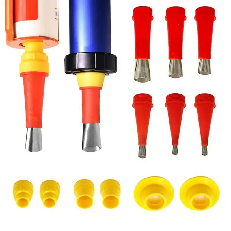 

Caulk Nozzle Applicator With Base Stainless Steel Caulking Finisher Sealant Finishing Bathroom Sink Nozzle Adhesive Pistol