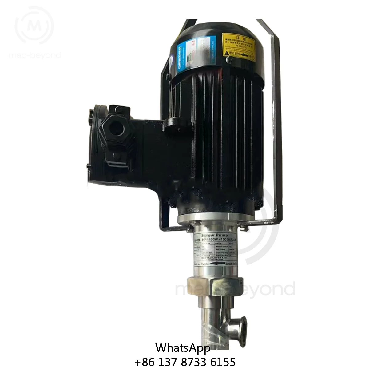 Ex-proof Screw Pump Electric VFD Barrel Pump Liquid Transfer Pump