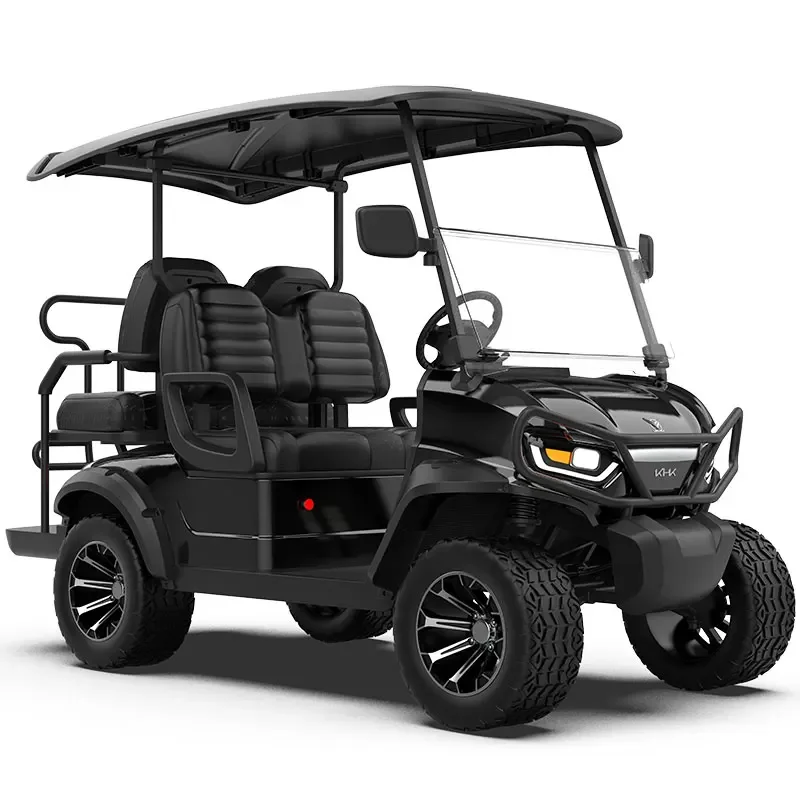 Factory Supply New design 5kW 2+2 rear seat Q model electric golf carts golf buggy