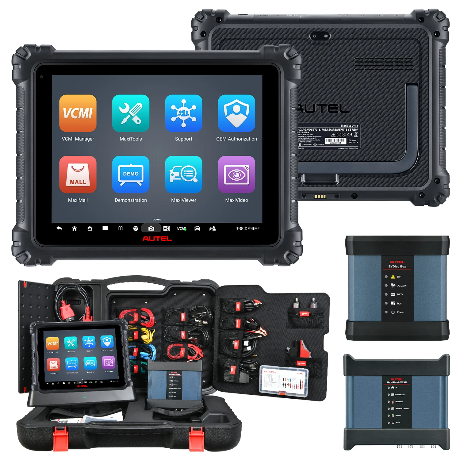 Autel MaxiSys Ultra EV Intelligentes EV-Diagnosegerät mit EVDiag Kit VCMI EV Hochspannungssystem-Batteriepack-Analyse PK Ultra – Detail 23