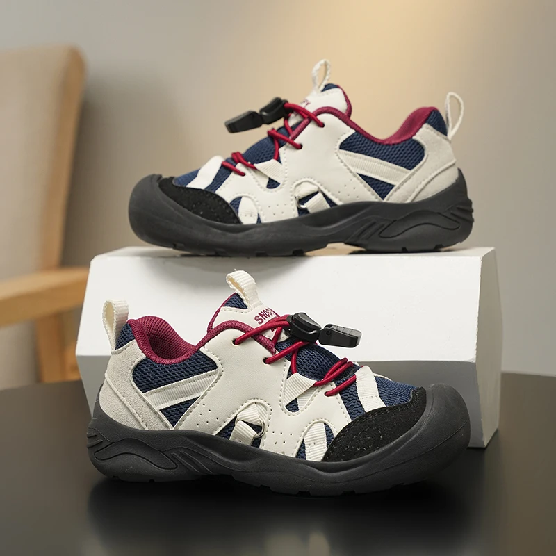 

2025 New Design Children Shoes Boy Sneaker Thick Sole Comfortable Kids School Casual Sneaker Tennis Sports Shoes for Boy