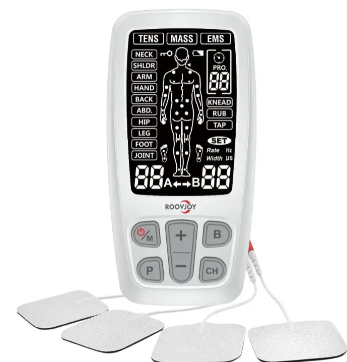 Compex estim TENS Máquina de terapia para aliviar el dolor, estimulador muscular, masaje