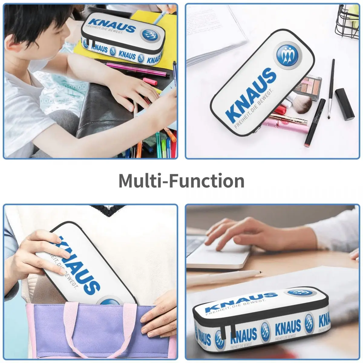 مقلمة Knaus Caravan للطلاب صندوق القلم المدرسية حقيبة أقلام رصاص لوازم القرطاسية حقيبة حامل القلم