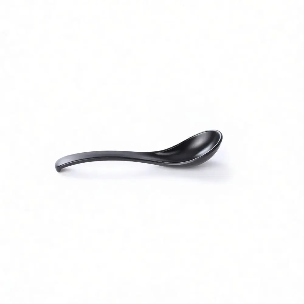 Professional Grade Melamine Ramen Spoon Japanese Soup Ladle Long Handle Hook Easy Clean Durable Tableware For Daily Dining