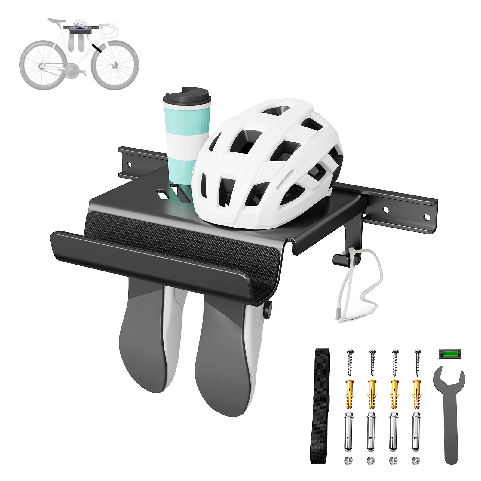 Bicycle Wall Hanger Mountain Road Bike Storage Indoor Parking Display Bicycle Hanging Wall Rack