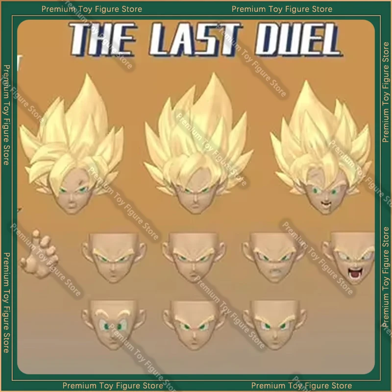 

RE&DKO Toy Lost Heroic Soul Shf Son Goku Head Sculpting Pack Super Saiyan Goku Tht Last Duel Heads Sculpture Accessory Kit Gifts