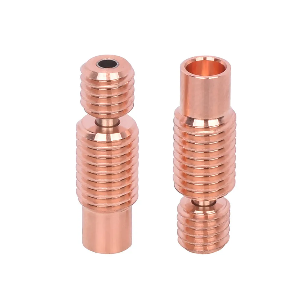For BI-metal Heatbreak Throat 3D Printer Accessories for E3D V6 Hotend Heater Block