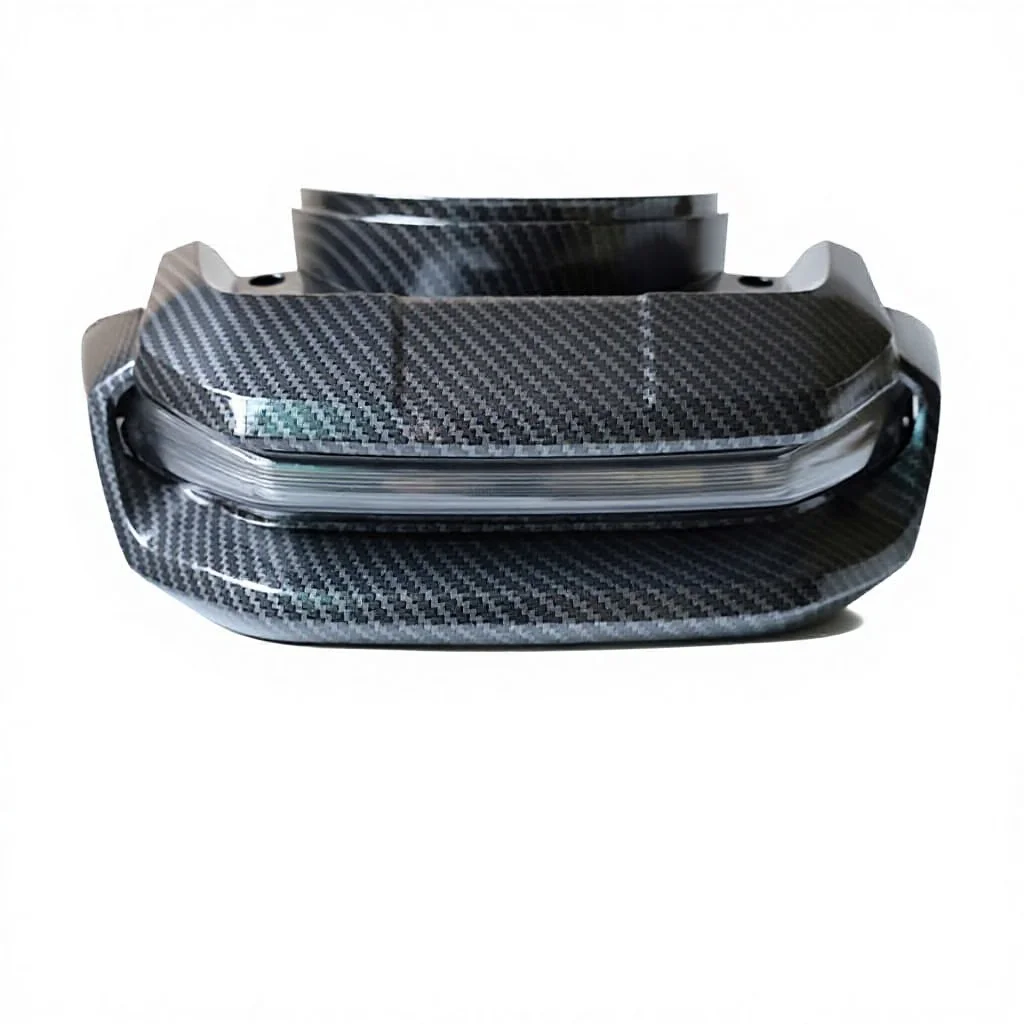 

2026 latest motorcycle carbon fiber taillight for Chuma Gy6 150CC 200cc scooter, carbon fiber taillight design