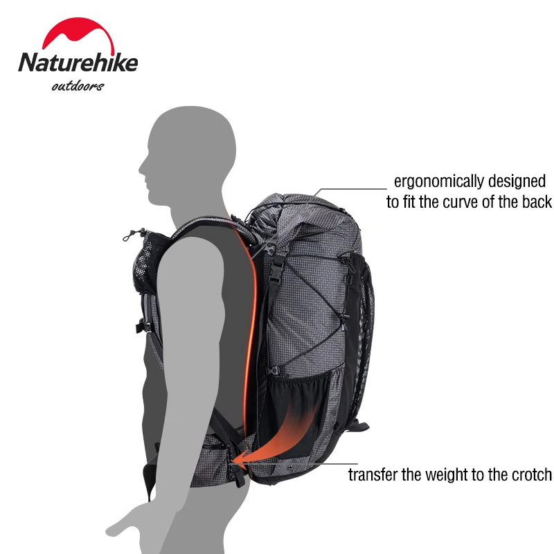 Imagem -03 - Naturehike Outdoor Caminhadas Bolsas de Grande Capacidade Caminhadas Mochila Escalada Montanhismo Mochila para Mulheres dos Homens Trekking Mochila