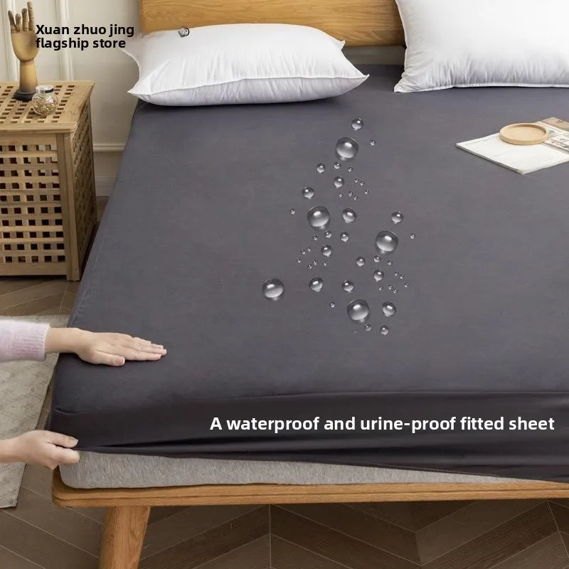 

Водонепроницаемый Нескользящий Цельный Чехол для Матраса, Защита от Мочи и Пыли, Наматрасник-Навес, Защитное Покрывало