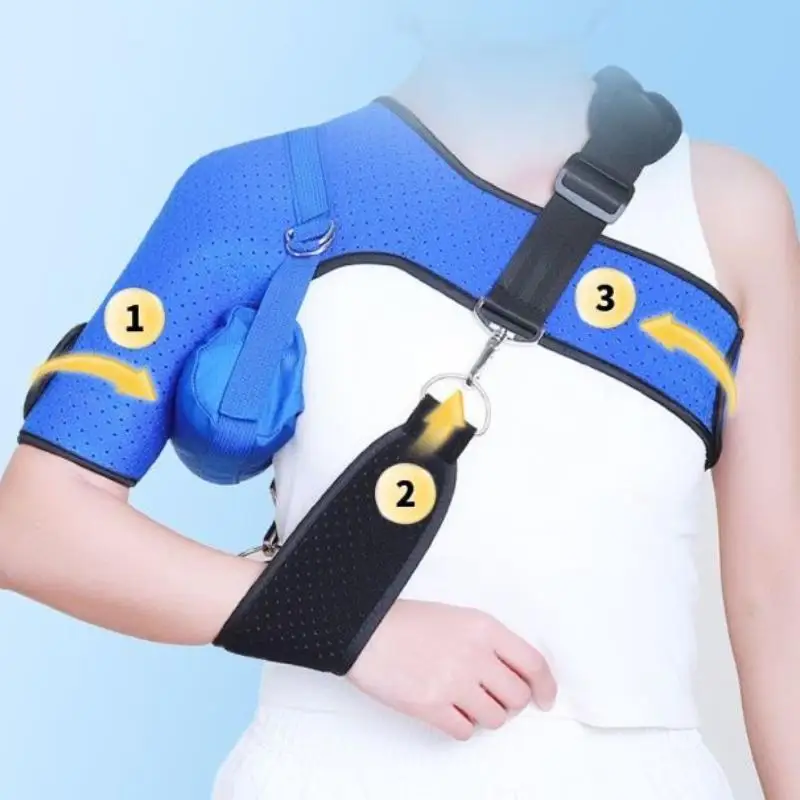 

Adjustable Shoulder Joint Air Bag Fixed Support Fracture Dislocation Injury Rehabilitation Breathable Protection Brace