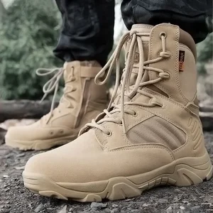Men's Winter Boots, High Special Forces Fighting Boots, Outdoor Sports, Climbing, Mountains, Cross Country, Men's Shoes, Army Tactical Boots 10 Main Sales Bota Men's Country - №4