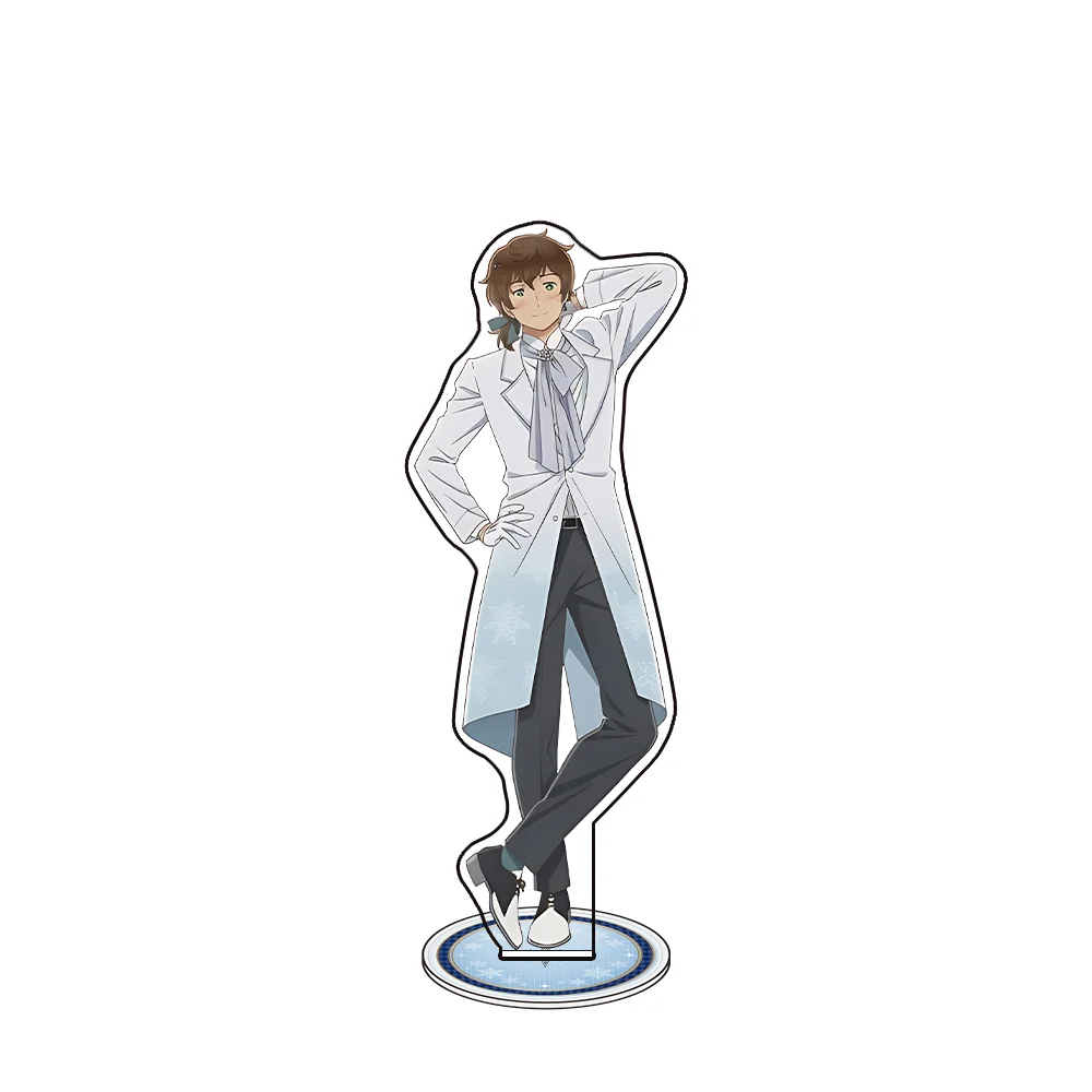 Hetalia 15cm Acrylic Stand Keychain Italia and America Snow Prince Cafe Anime Desk Ornament Holiday Gift for Friend