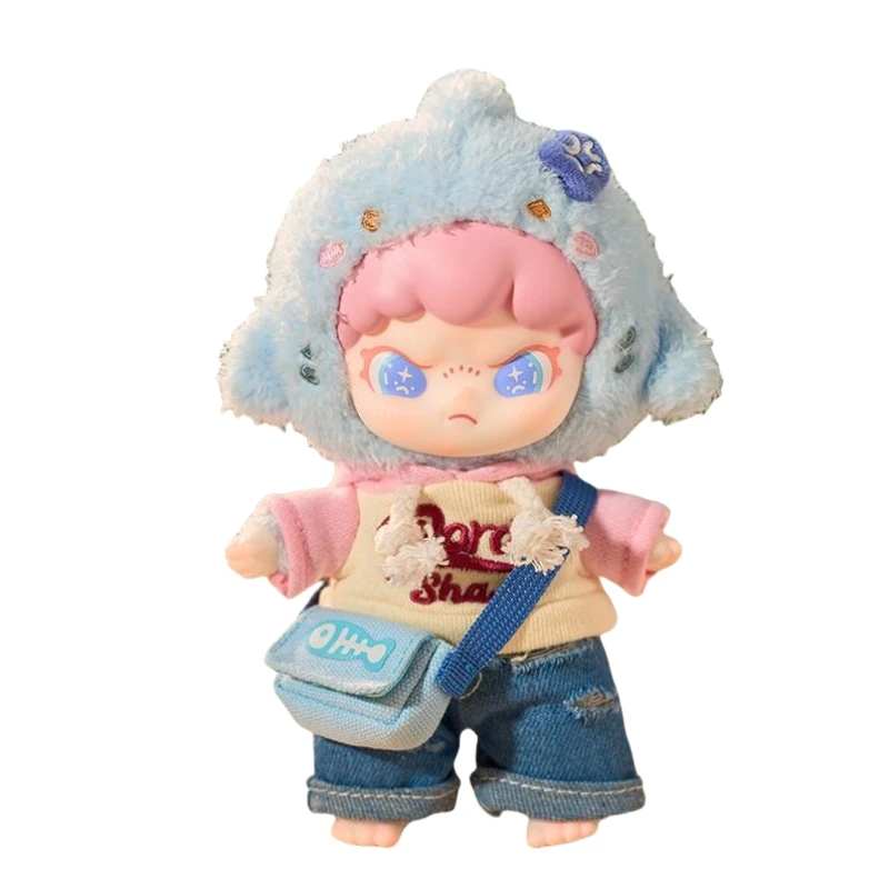 Neue echte Anime Figur Dora Sharky Lala Mädchen Vinyl Puppe Anhänger Kawaii Dora Dekoration Rucksack Anhänger Puppe Weihnachtsgeschenk