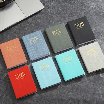 A7規格2026年英文計畫本,迷你隨身口袋行程本,64張128頁薄型週曆 8 最佳銷售 行程 - №8